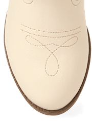 Girls Embroidered Floral Cowgirl Boots - Country Charm