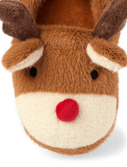 Unisex Kids Reindeer Slippers - Gymmies