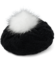Girls Pom Pom Beret - All Dressed Up