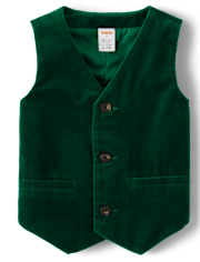 Boys Velvet Suit Vest - All Dressed Up