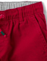 Boys Corduroy Pull On Roll Cuff Pants - All Dressed Up