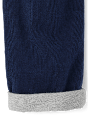 Boys Corduroy Pull On Roll Cuff Pants - Little Essentials