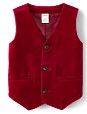 Gilet de costume en velours pour garçon - All Dressed Up