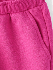 Girls Dino Spike Fleece Jogger Pants - Dino Friends