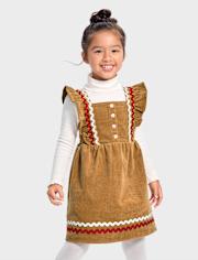 Girls Gingerbread Skirtall - Holiday Express