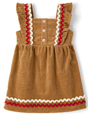 Girls Gingerbread Skirtall - Holiday Express