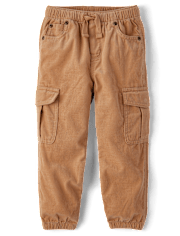Boys Cargo Jogger Pants - Little Snowflake