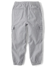 Boys Cargo Jogger Pants - Little Snowflake