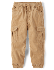 Boys Cargo Jogger Pants - Little Snowflake