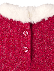 Girls Glitter Sweater Dress - Holiday Express