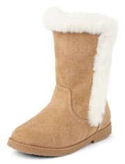 Girls Quilted Boots - Holiday Express