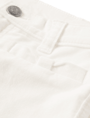 Girls Bow Corduroy Pants - Little Snowflake