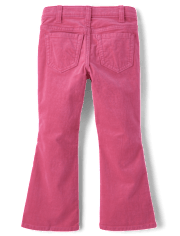 Girls Bow Corduroy Pants - Little Snowflake