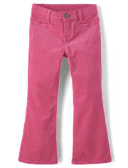 Girls Bow Corduroy Pants - Little Snowflake