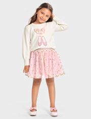Girls Ballet Sweater - Tiny Dancer