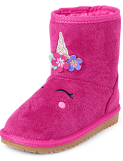 Girls Unicorn Boots - Dino Friends
