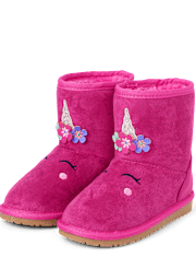 Girls Unicorn Boots Dino Friends PINK Gymboree