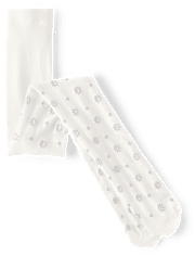 Girls Snowflake Tights - Holiday Express
