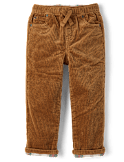 Boys Roll Cuff Pants - Holiday Express