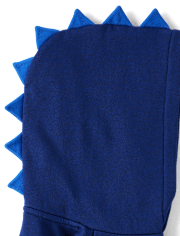 Boys Dino Fleece Hoodie - Dino Friends