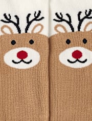 Girls Reindeer Tights 2-Pack - Holiday Express