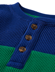 Boys Colorblock Henley Top - Dino Friends