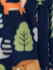 Boys Animal Microfleece Half Zip Pullover - Little Essentials
