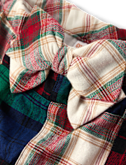 Girls Plaid Madras Skort - Holiday Express