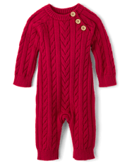 Baby Boys Cable Knit Romper - Homegrown by Gymboree