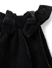 Girls Velvet Jumpsuit - Holiday Express