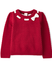 Girls Stitched Sweater - Holiday Express