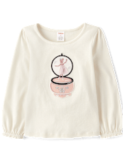 Girls Ballerina Top - Lil' Leopard