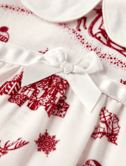 Girls Christmas Toile Nightgown - Gymmies