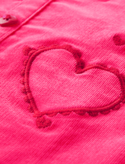 Girls Heart Skirtall - Mini Valentine