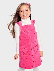 Girls Heart Skirtall - Mini Valentine