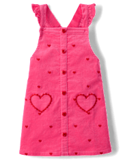 Girls Heart Skirtall - Mini Valentine