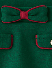 Girls Ponte Skort - Holiday Express