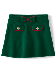 Girls Ponte Skort - Holiday Express