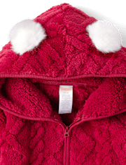 Kids Cable Knit One-Piece Pajamas - Gymmies
