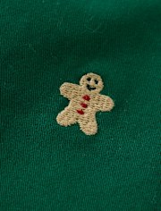 Boys Schiffli Gingerbread Pants - Holiday Express