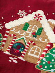 Boys Gingerbread Layered Top - Holiday Express