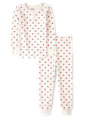 Girls Heart Snug Fit Cotton Pajamas - Gymmies