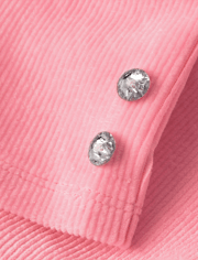 Girls Velour Leggings - Little Snowflake