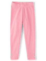 Girls Velour Leggings - Little Snowflake