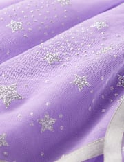 Girls Glitter Star Tutu Skirt - Dino Friends