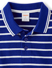 Boys Striped Polo - Little Essentials