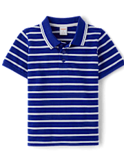 Boys Striped Polo - Little Essentials