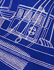 Boys Boat Henley Top - Italian Riviera