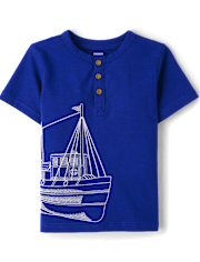 Boys Boat Henley Top - Italian Riviera