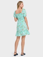 Womens Mommy And Me Floral Tiered Dress - Spring Celebrations